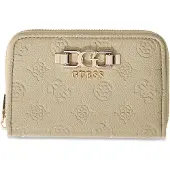 GUESS Portemonnee met logodetail in lederlook model 'Anise'