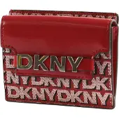 DKNY kaarthouder Avril Card Case Bright Red rood