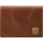 Fossil Leren Kaarthoes Hayes Card Bifold Brown Bruine