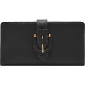 Fossil Portemonnee Harwell Tab Bifold Black Zwart
