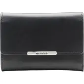 Esquire Leren Portemonnee Helena RFID Lady Wallet Black Zwart