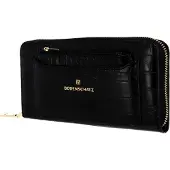 Bodenschatz Portemonnee Zip Around Wallet Black Zwart