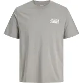 Jack & Jones Shirt 'Corp' grijs / wit