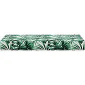 vidaXL Buitenstoel Kussen Tropische bladeren 80 x 40 x 8 cm