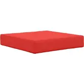 vidaXL Buitenbankkussen Polyester Rood 60 x 40 x 10 cm