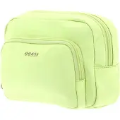 GUESS Cosmetische tas Cosmetic Pouch Lime Lichtgroen
