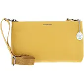 Mandarina Duck Leren Schoudertas Mellow Leather Shoulder Ochre Geel