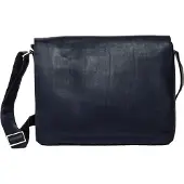 Harold's Leren Business tas Schoudertas Campo Messengerbag Dark Blue Donkerblauw
