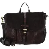 Campomaggi Leren Business tas Schoudertas Briefcase Moro Donkerbruin