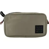 Mandarina Duck Cosmetische tas Warrior Beauty Bag Simply Taupe Beige