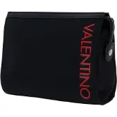 Valentino Toilettas Ash Soft Cosmetic Case Nero / Rosso Zwart
