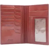 Esquire Kaarthoes Toscana RFID Wallet Brown Bruine