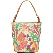 Desigual Schoudertas Handtas Sunara Cumbal Crossbody Bag Beige Crude Kleurrijke