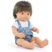 Miniland Chestnut Baby Doll 38 Cm Blauw Kinderen