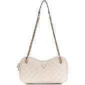 GUESS schoudertas Giully II Shoulder Satchel Bone beige