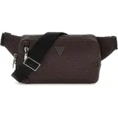 GUESS Gordeltas Torino Bumbag Dark Brown Donkerbruin