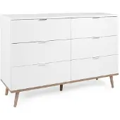 CALICOSY Commode Göteborg 6-lades Wit