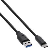 InLine USB 3.2 kabel, type C plug / A plug, 2m