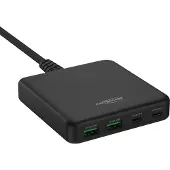Ansmann Desktop Ladegerät DC465PD 65W USB-oplader 65 W 2x USB-A, 2x USB-C USB PD Zwart Binnen
