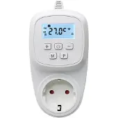 Quality Heating Thermostaatstekker - Wit - Programmeerbaar via een 6-daags tijdprogramma, maximaal 3600 Watt