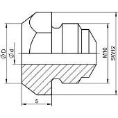 Gesipa 1434293 Mondstuk 1 stuk(s)