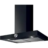 Elica Shire BK/A/60 Wandkap, zwart glas