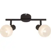 Brilliant Plafondlamp GABON, dimbaar, bruin / roest, Woon-/ Eetkamer, metaal, Modern, plafondlamp