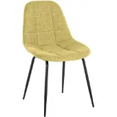 CLP Tom Eetkamerstoel - Zonder armleuning - Fauteuil - lichtgroen Stof