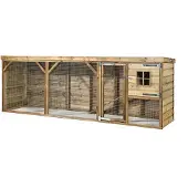 FATMOOSE Binky - Konijnenhok - 363x95x124 cm