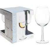 Excellent houseware Koopman Wijnglazen set, 4 stuks, 43 cl - klassiek design, BPA-vrij