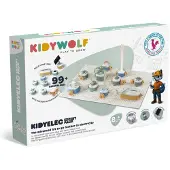 KIDYWOLF KIDYELEC EXPERT – Educatieve Elektriciteitsset voor Kinderen met 18 Onderdelen & Progressieve Experimenten - 8+