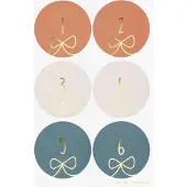 Folia Adventskalender-stickers 'JOLLY MIX