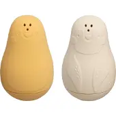 Babys Only Spuitfiguur pinguïns oker/warm linen - 2-pack