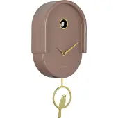 Karlsson wandklok tweet mocha brown
