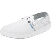 ABEBA Work Shoes Rubber Berufssandale – Leder, Src, Sanitätsclog White-45