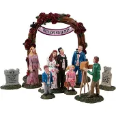 Lemax - Zombie Wedding Party, Set Of 9 - Kersthuisjes & Kerstdorpen