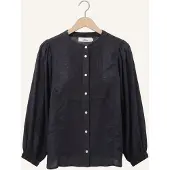 Ruby Tuesday Dames Blouses Illiez - Donkerblauw - Maat 36