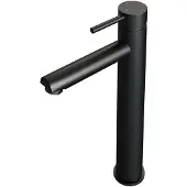 Brauer Black Edition Verhoogde Opbouw Wastafelmengkraan Model A Mat Zwart