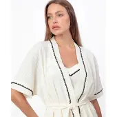 Admas Luxury Kamerjas Dames (Wit)
