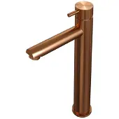 Brauer Copper Edition Verhoogde Opbouw Wastafelmengkraan Model B Koper Geborsteld PVD