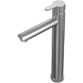 Brauer Brushed Edition Verhoogde Opbouw Wastafelmengkraan Model D RVS Geborsteld PVD
