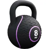 Gorilla Sports Kettlebell rubber 8 kg