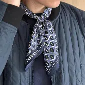 Sir Redman - Sjaals - neckerchief Norman blue - blauw / ecru / geel