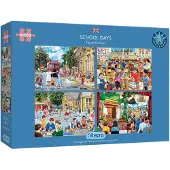 Gibsons School Days Puzzels (4 x 500 stukjes)