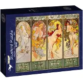 Bluebird Puzzle Mucha - Four Seasons Puzzel 1000 stukjes