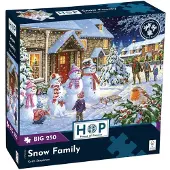 The House of Puzzles Snow Family Puzzel 250 XL Stukjes