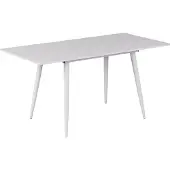 Vicco Eettafel Beaver Wit 120-160 x 80 cm Uitschuifbaar, Model 58501