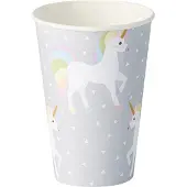 Papstar Drinkbekers karton "EENHOORN" (30 stuks)