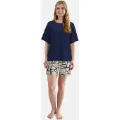 Tom Tailor Blauwe dames shortama van | Maat 42