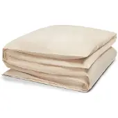 Yumeko Dekbedovertrek Katoensatijn 240x220 Beige - Eco, Bio & Fairtrade